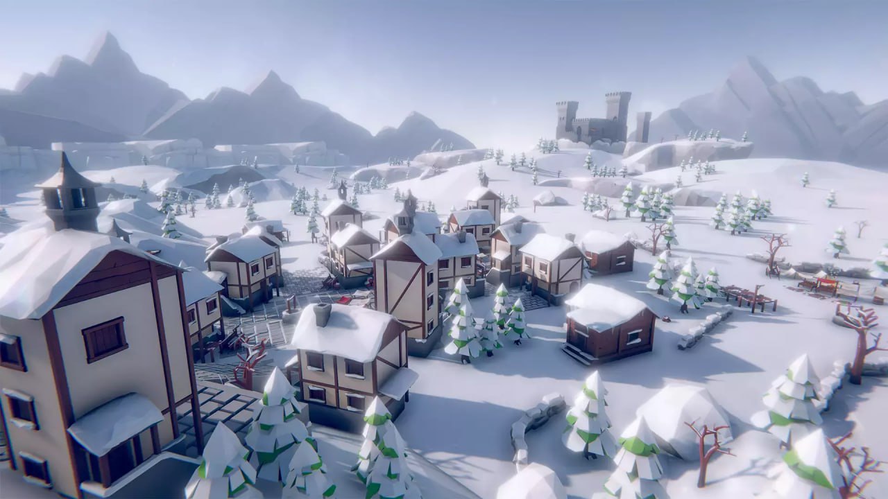 Lowpoly Style Winter Environment📱 - изображение 4